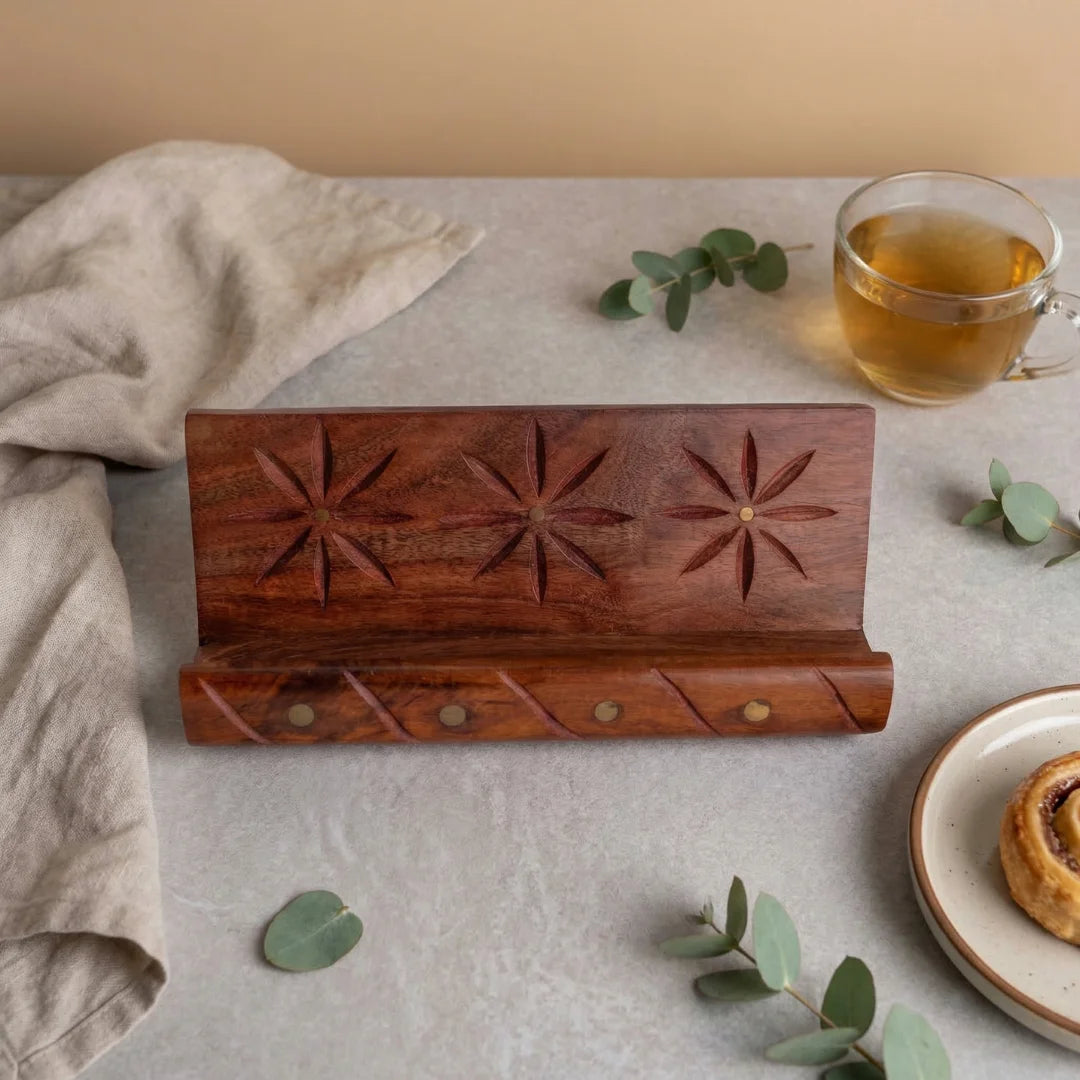Carved Mobile Stand