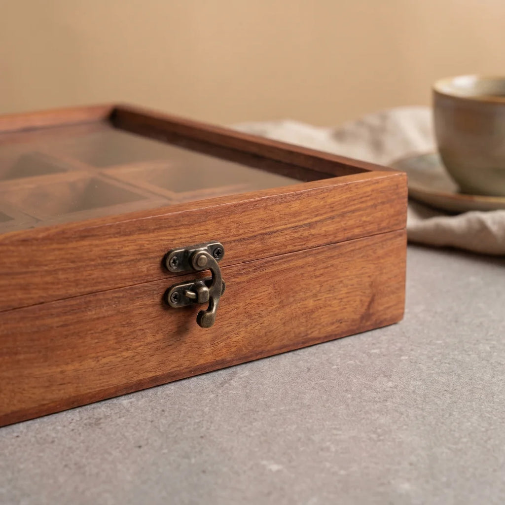 Wood Masala Box