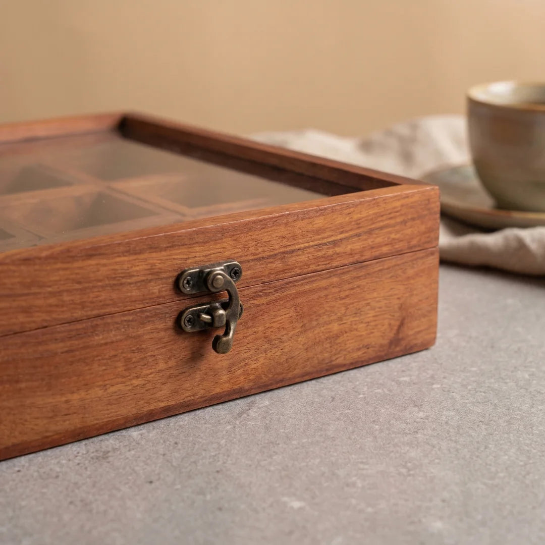 Wood Masala Box