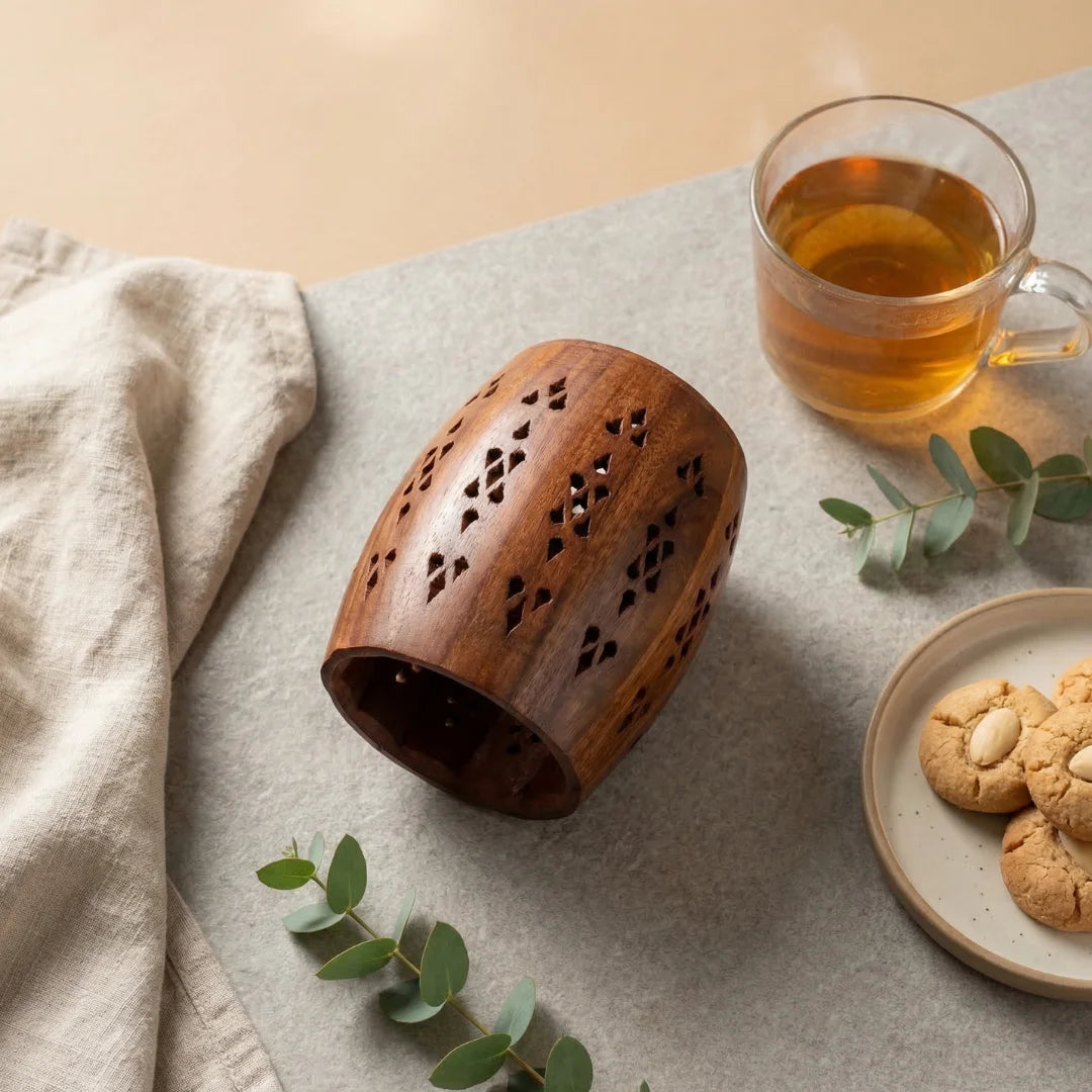Carved Pen Holder
