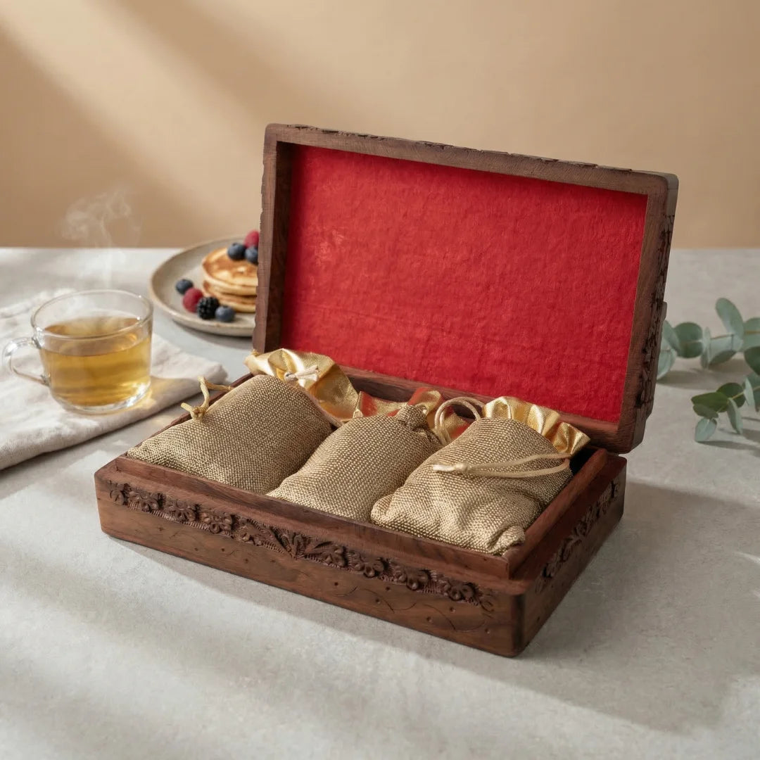 Kashmiri Carving Hand Crafted Box
