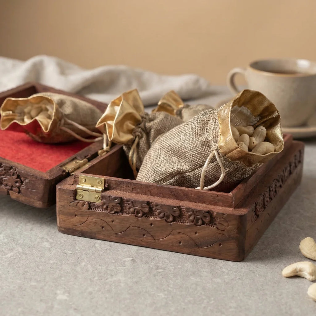 Kashmiri Carving Hand Crafted Box