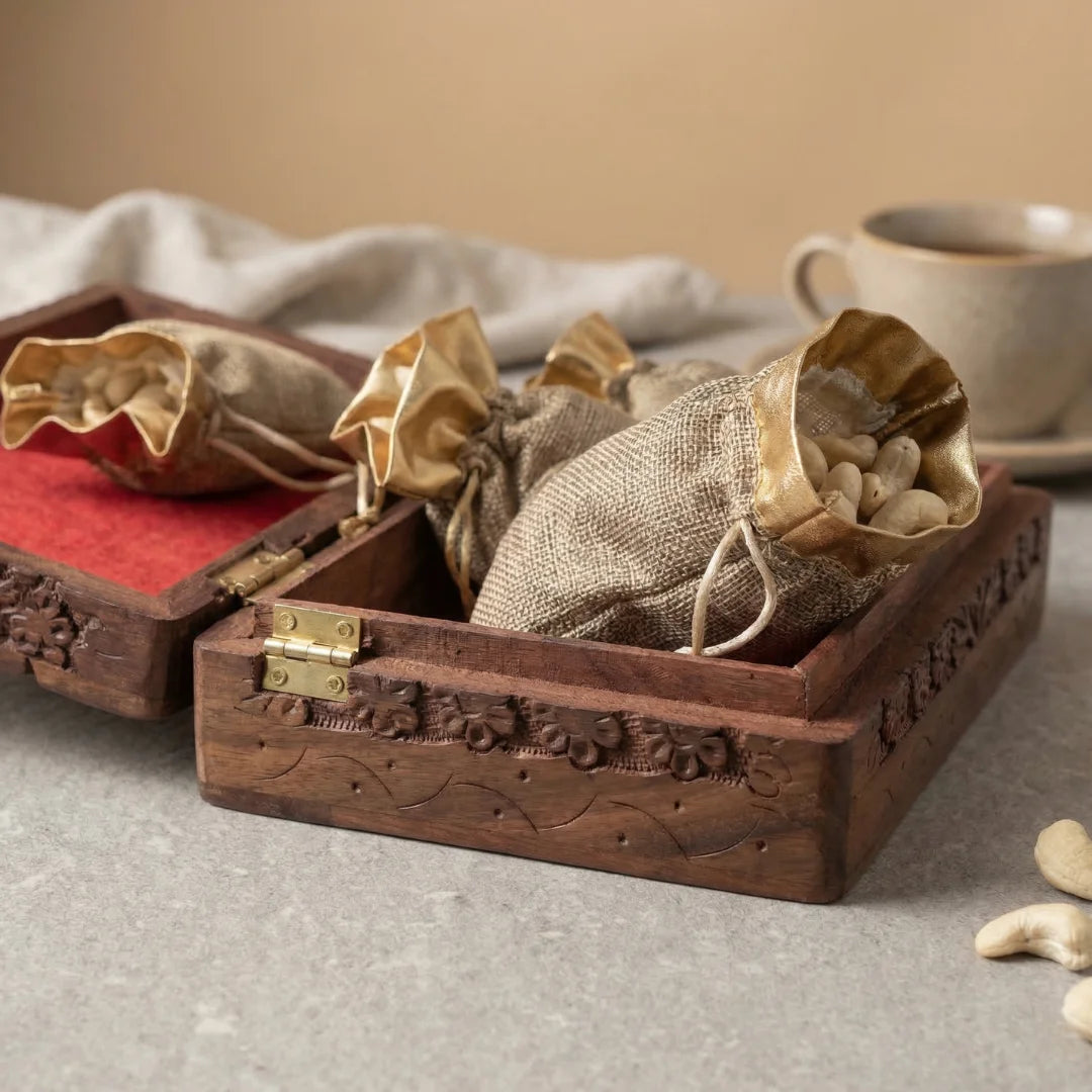Kashmiri Carving Hand Crafted Box