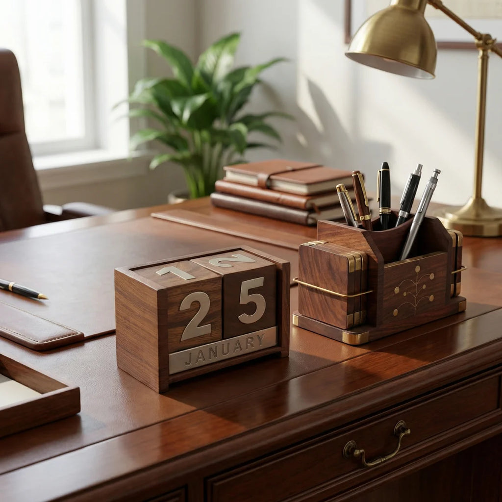 Wood Block Calendar