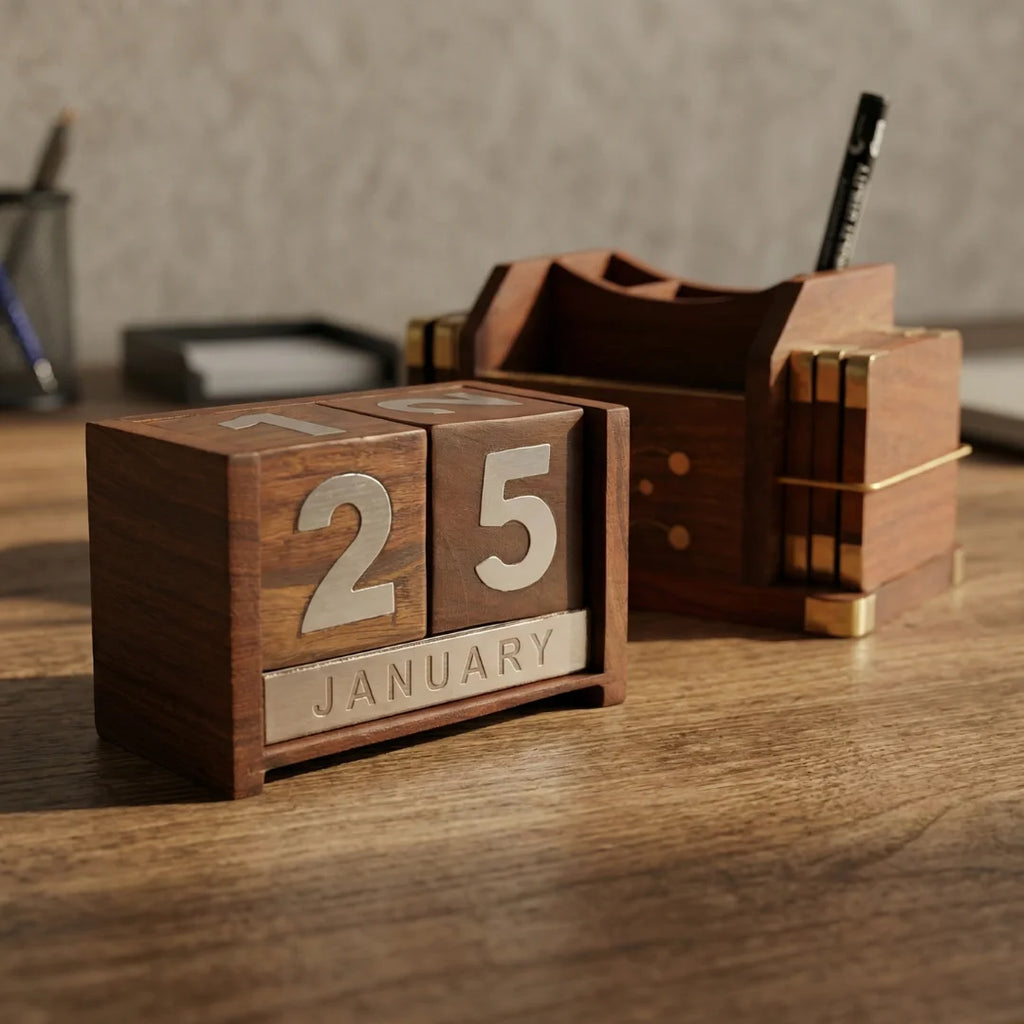 Wood Block Calendar