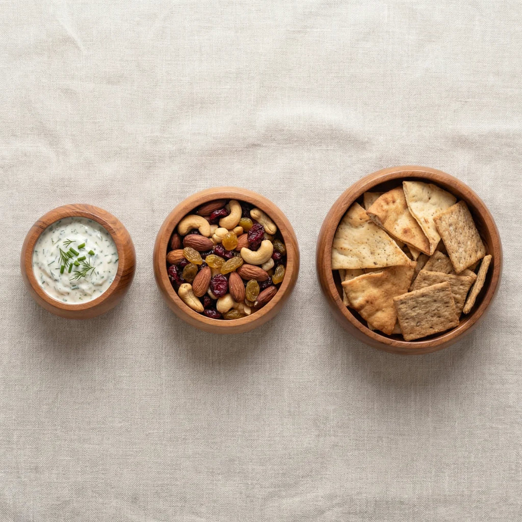 Nesting Wood Bowls – Set of 3
