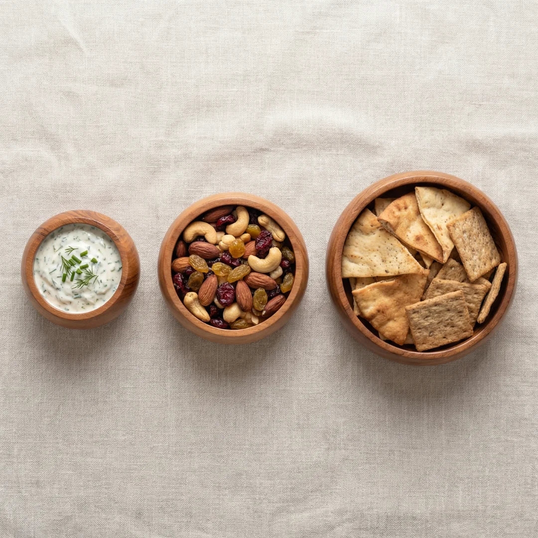 Nesting Wood Bowls – Set of 3