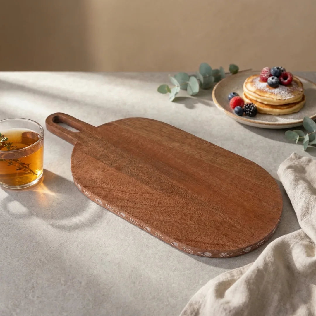 Oval Handled Serving Board