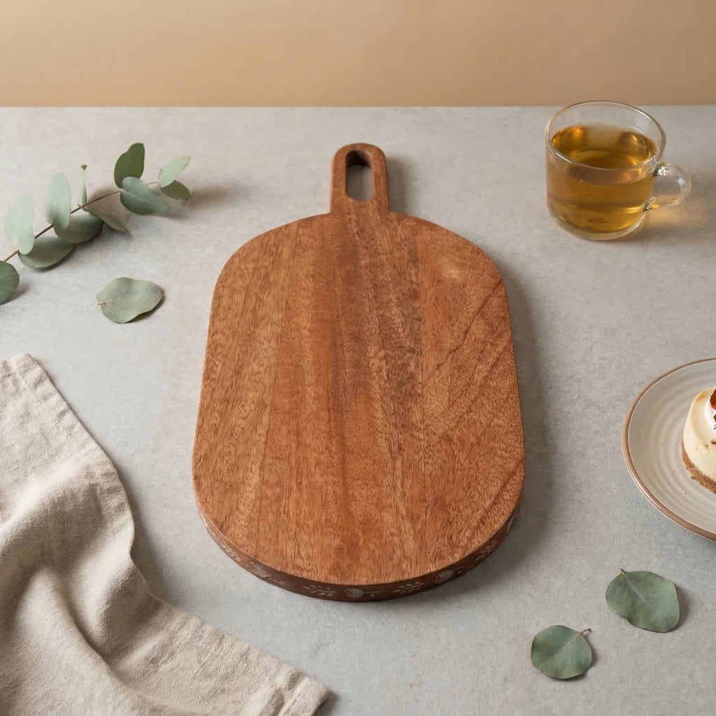 Oval Handled Serving Board