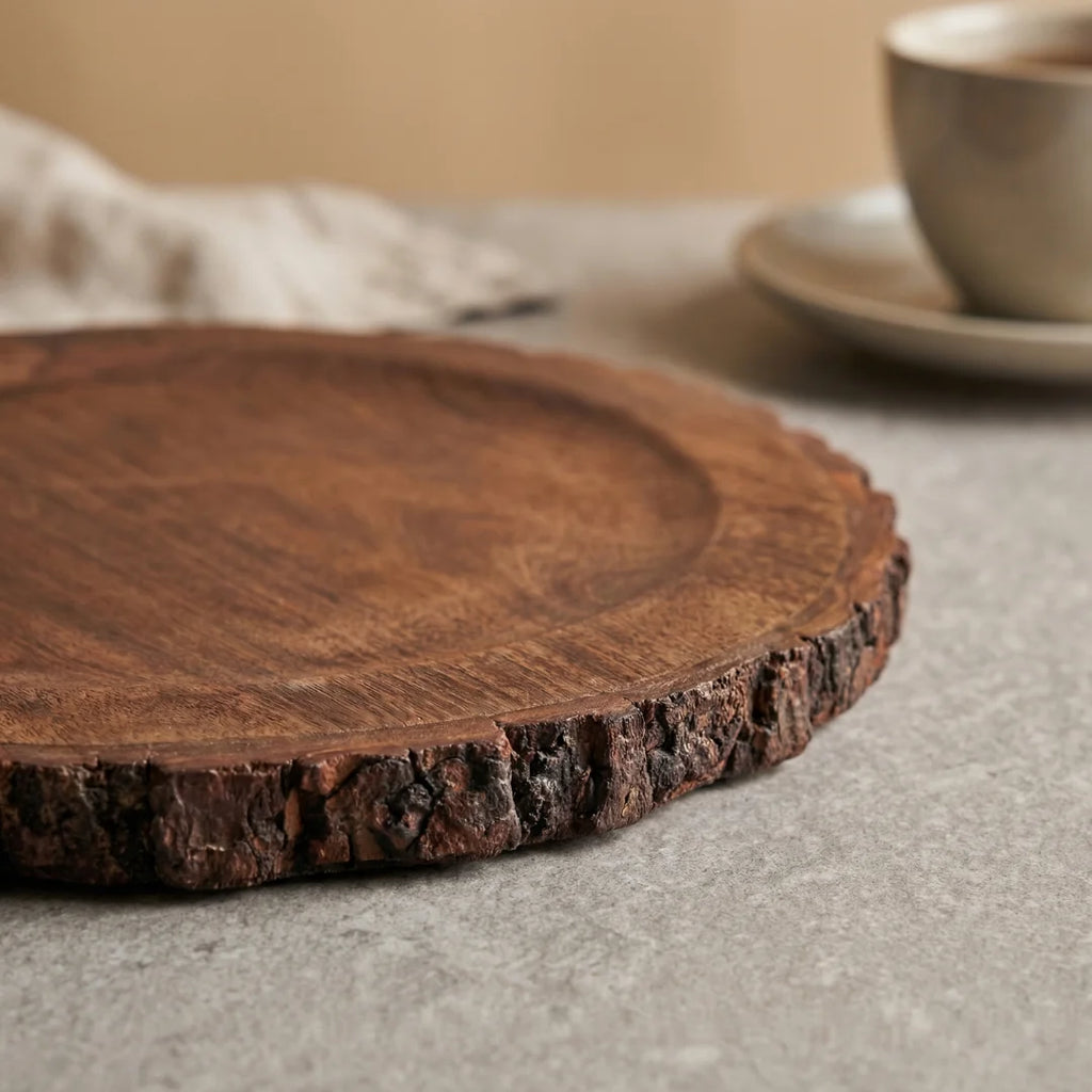 Rustic Edge Serving Plate