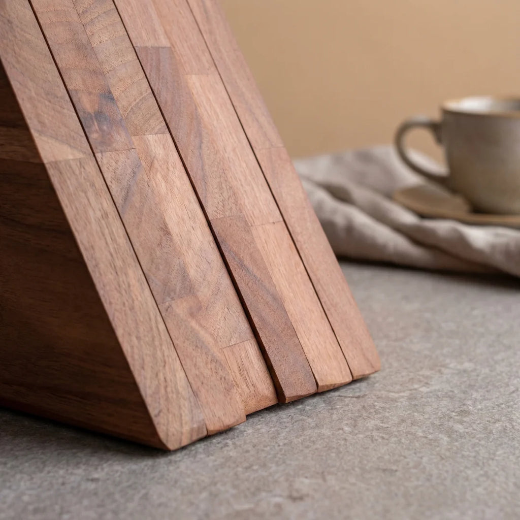 Wood Pizza Serving Set