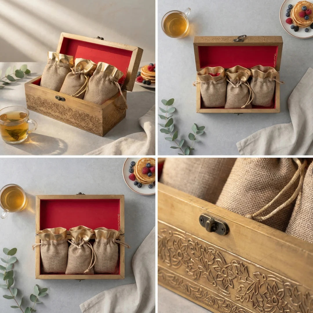 Brass Detail Storage Box