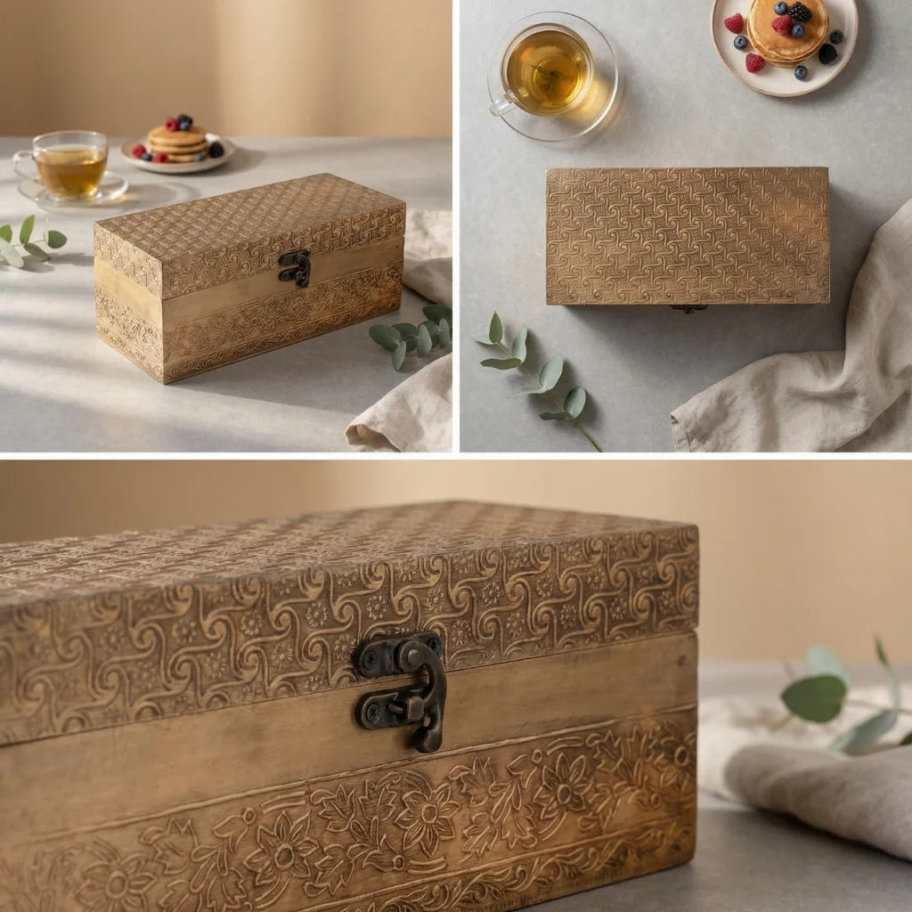 Brass Detail Storage Box