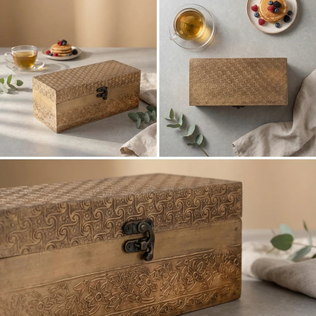 Brass Detail Storage Box